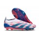 adidas Predator Elite Laceless FG Blanc Ftwr Bleu Solaire Rose Solaire