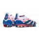 adidas Predator Elite Laceless FG Blanc Ftwr Bleu Solaire Rose Solaire