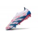 adidas Predator Elite Laceless FG Blanc Ftwr Bleu Solaire Rose Solaire