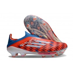 adidas F50+ Sans Lacets FG Rouge Bleu Blanc