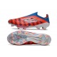 adidas F50+ Sans Lacets FG Rouge Bleu Blanc