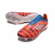 adidas F50+ Sans Lacets FG Rouge Bleu Blanc