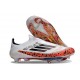 adidas F50+ Sans Lacets FG X Messi Blanc Rouge Noir