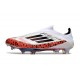 adidas F50+ Sans Lacets FG X Messi Blanc Rouge Noir