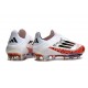 adidas F50+ Sans Lacets FG X Messi Blanc Rouge Noir