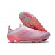 adidas F50+ Sans Lacets FG Rose Blanc