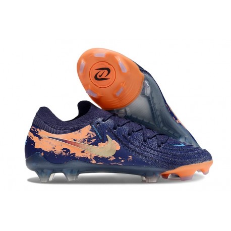 Nike Phantom Luna 2 Elite Low FG Bleu Orange Or