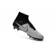 Nouvelle Crampons Nike Magista Obra FG Hommes Cuir Blanc Noir