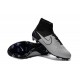 Nouvelle Crampons Nike Magista Obra FG Hommes Cuir Blanc Noir