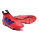 Nouveau Chaussures de Football Adidas Ace16+ Purecontrol FG/AG Rouge Bleu