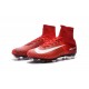 2016 Crampons Foot - Nike Mercurial Superfly 5 FG Rouge Blanc Noir