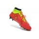 2014 Chaussure de Football Nike Magista Obra FG Rouge Or Vert