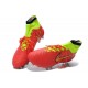 2014 Chaussure de Football Nike Magista Obra FG Rouge Or Vert