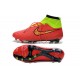 2014 Chaussure de Football Nike Magista Obra FG Rouge Or Vert