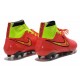 2014 Chaussure de Football Nike Magista Obra FG Rouge Or Vert