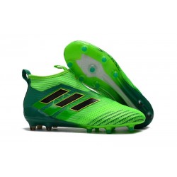 Adidas Ace17+ Purecontrol FG Nouvel Chaussure de Football Vert Noir