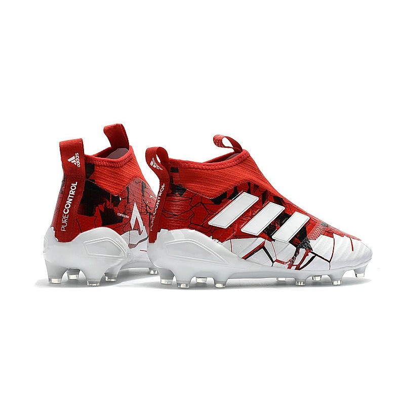 crampon adidas rouge et blanc