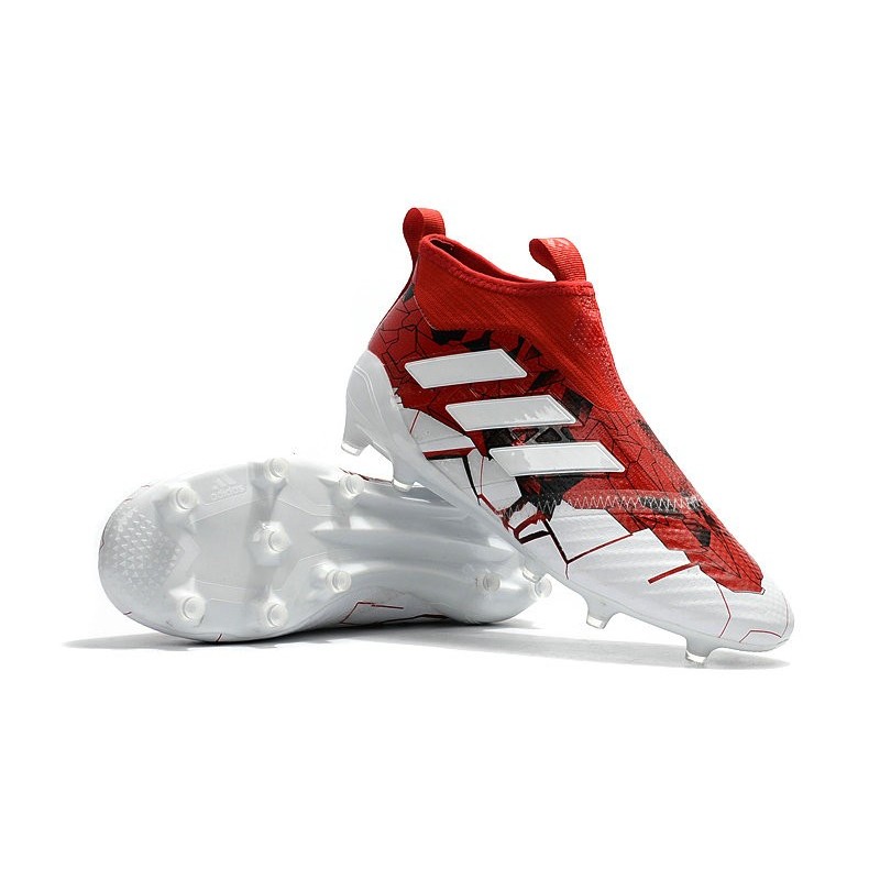 crampon adidas rouge et blanc