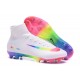 Crampons de Foot Nouveau 2017 Nike Mercurial Superfly 5 FG ACC Blanc Rose Volt Vert Bleu Violet