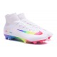 Crampons de Foot Nouveau 2017 Nike Mercurial Superfly 5 FG ACC Blanc Rose Volt Vert Bleu Violet