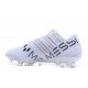 Chaussure de Football pour Hommes - adidas Nemeziz 17+ 360 Agility FG Blanc Orange Gris