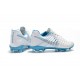 Nouveau Crampons foot Nike Tiempo Legend VII FG Blanc Bleu