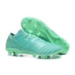 Chaussures Foot adidas - Adidas Nemeziz Messi 17.1 FG Vert