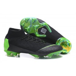 Nouvelles Chaussures de football Nike Mercurial Superfly VI 360 Elite FG Jaune Amarillo Noir Blanc