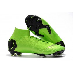 Crampons Nike Mercurial Superfly VI 360 Elite FG - Jade clair métallisé or vif blanc